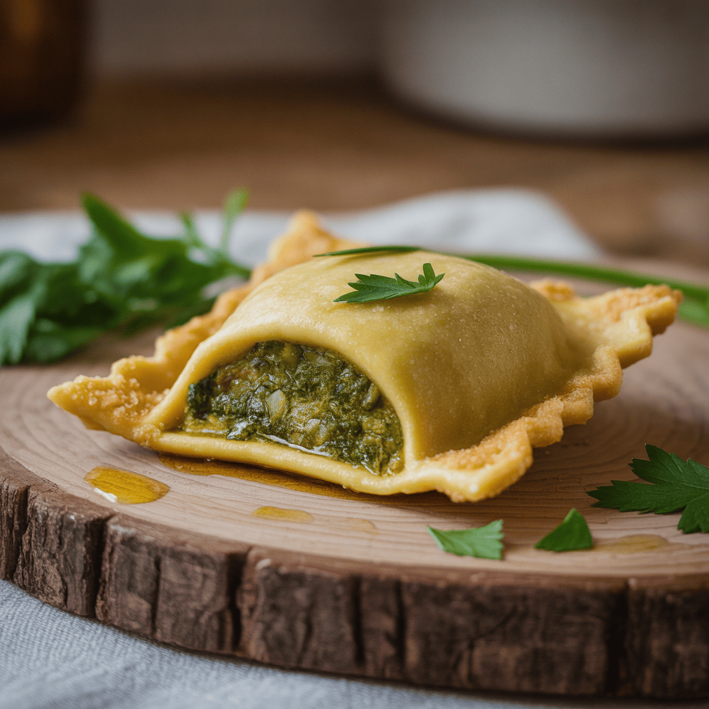 Ravioli Vegano Empanado